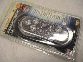 261-5500-7 Innovative Lighting Oval 6 Inch Amber Led Trailer Side Marker Clearance Light Surface Mount