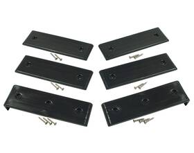 Ironwood Pacific 521515453678 E-z Slide Trailer Pads Kit 2 Black