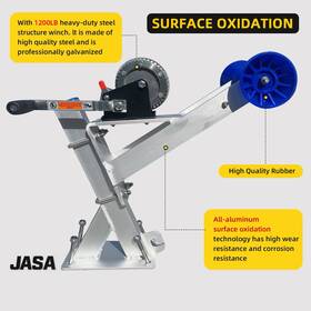 Ws001 Jasa Adjustable Boat Trailer Winch Stand With Roller Post Fit