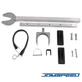 Dac968 Jdmspeed Adjustable Boat Transom Saver 23-35in For Outboard Motor Support Aluminum 100hp