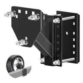 Bytj09-5.5 Jeacent Spare Tire Mount For Utility Trailer 3 Nut 4-5.5 Inch