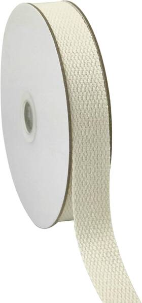 Jsc001 Jesep Yong 3/4 Inch Cotton Webbing Strap 10 Yards Handles Bag Flat Heavy Beige