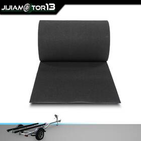 Jijia030507 Jijiamotor13 Black Ribbed Bunk Carpet / Marine Boat Trailer Runners Outdoor - 18 Inch X 50ft