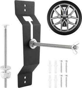 22385129 Kakalote Wall Mount Spare Tire Carrier For Trailer Holder Black