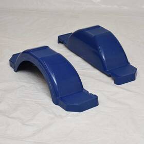 8905666 Karavan Pn Boat Trailer Fenders 37 1/4 Inch Blue 2 Pc