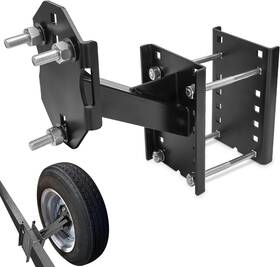 Tc9-002-kw Kingway Spare Tire Carrier Trailer Mount For Utility 4-6 Inch Black