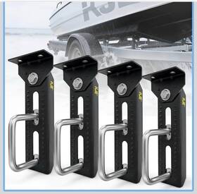 B0fxxcdmrj Kje 8 Inch Boat Trailer Bunk Brackets Heavy Duty Galvanized Swivel Top Bracket