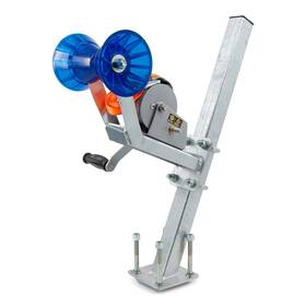 6bj984.013 Knott Galvanized Full Boat Trailer Winch Post Assembly With Roller For 3x3 Tongue