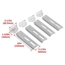 Rocket1259 Kojem 4 10 Inch Boat Trailer Swivel Top Bunk Board Bracket Bolster Adjustable Kit