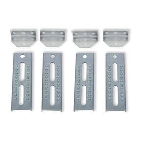 Kuafu 714755991963 8 Inch Boat Trailer Bunk Brackets Galvanized With Swivel Tops Bolster Support
