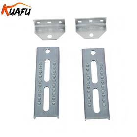 Kuafu Flm000002652 2pcs 8 Inch Galvanized Adjustable Swivel Top Bunk Brackets Kit For 2x4 Boat Trailer