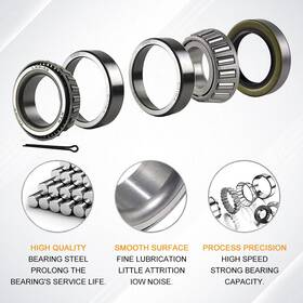 Kd6407 Kyostar 1 Set Marine/boat Trailer Axle Wheel Bearing Kits With Shaft Spindle Nut 3500 Lb