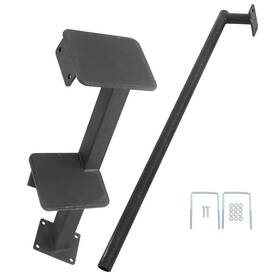 Qs420544qr Lablt Dual Step Bass Boat Trailer Steps For Pontoon Universal Hunting Boats