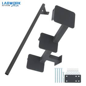 La1896789cm Labworkauto Universal 3 Bass Boat Trailer Steps Heavy-duty Triple Step With Handle New