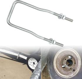 Fbas24 Lifgarfe Trailer Spare Tire Mount Bracket U-bolt Carrier Holder Fit For Side