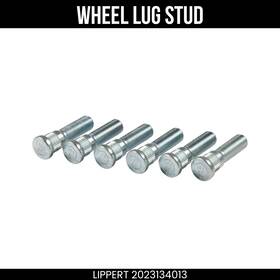 2023134013 Lippert Wheel Lug Stud 1/2 Inch 20 X 2 Zinc Six Pack