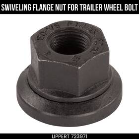 723971 Lippert Swiveling Flange Nut For Trailer Wheel Bolt 5/8 Inch 18 Thread