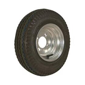 966-30050 Loadstar Bias Tire And Wheel Rim Assembly 480/400-8 4 Hole