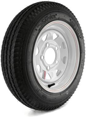 966-30595 Loadstar Bias Tire And Wheel Rim Assembly 480-12 5 Hole 4 Ply