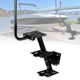 St3tp Lunacme Heavy Duty Boat Trailer Steps 3 Ladder With Handle Non-sli