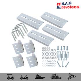 Mag202455es M.a.g-devotees 4 8 Inch Galvanized Swivel Top Bunk Bracket Kit With Hardware Boat Trailer 2 X3