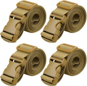 Ca-ma-tg53002ki-4p Magarrow 65 Inch 1.5 Utility Straps With Buckle Adjustable In X 5.4 Ft Tan