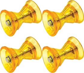 7-1560 Marpac 4-pack Ultimate 3 Inch Yellow Poly Bow Roller Stop - Non-marring Uv Resistant Stai