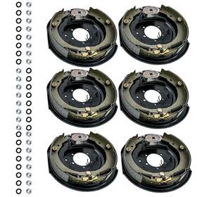 K23-180-00 Maxpeedingrods M0q85j 6x 12 Inch X 2 Electric Trailer Brake Assembly For 5200-7000lb Axle