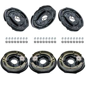 K23-181-00 Maxpeedingrods Z9d0nm Electric Trailer Brake 12 Inch X 2 Self-adjusting Assembly 3 Pairs