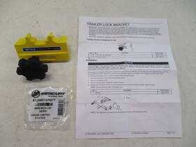 Mercury 8m0137293 Trailer Lock Assembly Kit Black And Yellow / 8m0169077 Boat