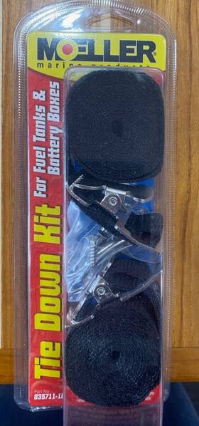 035711-10 Moeller Marine New Genuine Tie Down Kit Fuel Tank Battery Box