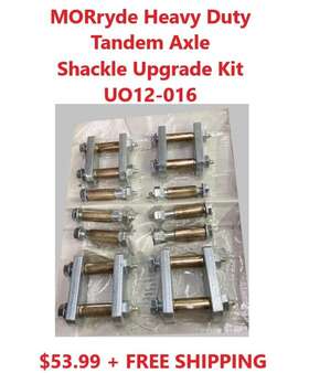 Uo12-016 Morryde Heavy Duty Tandem Axle Shackle Upgrade Kit Lowest Price