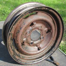 300d-674 Motor Wheel Gator Tee Nee Crosley Vtg Boat Trailer 4 Lug Hubcap Clip 12 Inch 3 In Bead