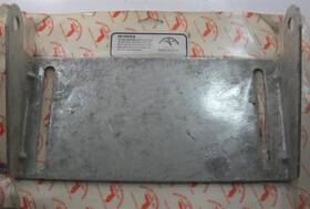 Tr28122706 Mtec Trailer Components 28122706 Keel Bracket Galvanized 12 Inch 9 Gauge Steel