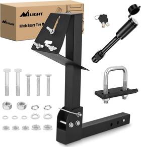 Nilight 840323926508 Trailer Hitch Spare Tire Carrier For 2 Inch Receiver