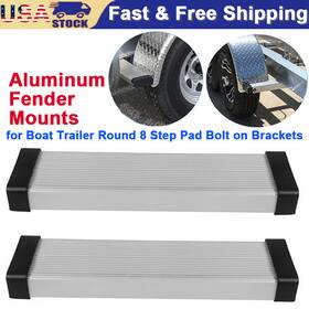 No1259 No-auto Aluminum Boat Trailer Fender Mounts For Round& Step Pad Bolt