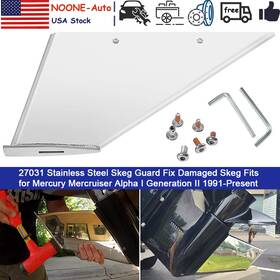 Noqp1002 No-auto 27031 Skeg Guard For Mercury Mercruiser Alpha I One Generation Ii 1991