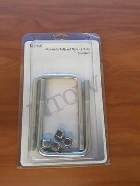 7900038 Ntow U Bolts With Nuts 1/2-13 5-5/16 Inch Long