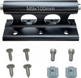 M9x100 Odier Bike Fork Mount Block For Car Rack Cross Bar Truck Bed Storage 9x100mm