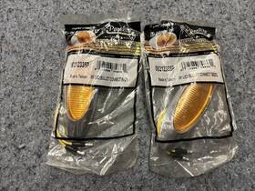00212335p Optronics 2- Panelite Accent Marker Amber Led Bullet Connecting Bezel