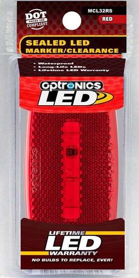 Mcl32rs Optronics 047286989247 Clearance Light Mcl32 Series Led Oblong