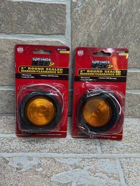 Mcl56ak Optronics 2 Yellow Fleet Count Led Inch Clearance Light #mcl56ak