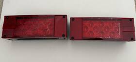 Stl15rb Optronics Stl14rb Pair Led Trailer Tail Lights 8x2-7/8 Inch Rectangle Stl14rb/stl15rb