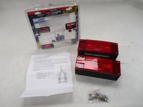Tll170rk Optronics Glolight Waterproof Led Trailer Light Set Red Marine Boat