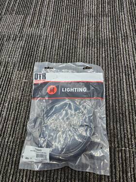 Pt4000g Otr Qty 4 Lighting Grommet Inch Rnd Pvc Flush Open Rubber Black