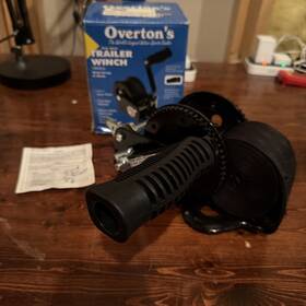 59977 Overtons 22500 Dual Gear Drive 1600 Lbs Trailer Winch With 15ft Strap