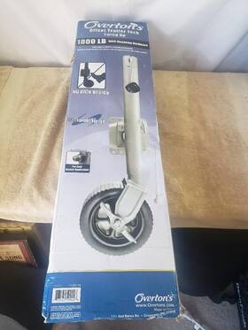 59176 Overtons 1800 Lb Offset Swing Up Trailer Jack Stainless Steel Marine Boat New