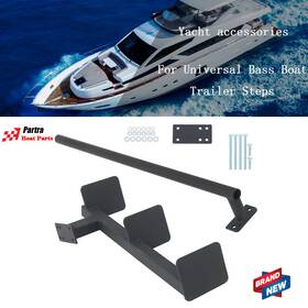 Pt45878a Partra 3 Step Boat Triple For Universal Bass Boats Hunting Trailer Steps New