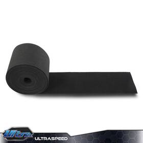 Ult-250221-3 Pit66 Marine Boat Trailer Runners Outdoor Ribbed Bunk Carpet Black- 12 Inch X 75ft