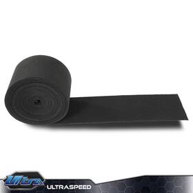 Ult-250225-15 Pit66 Black Ribbed Bunk Carpet / Marine Boat Trailer Runners Outdoor - 12 Inch X 100ft